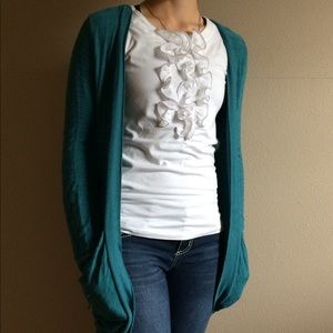 Teal blue sweater